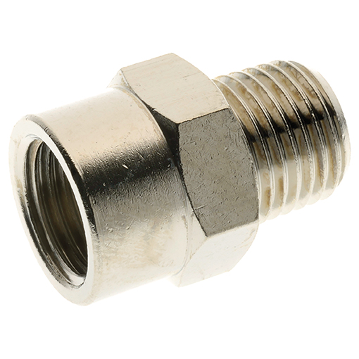 Neusstuk 1/4"BSPP(F)x1/4"BSPP(M) ME/NI