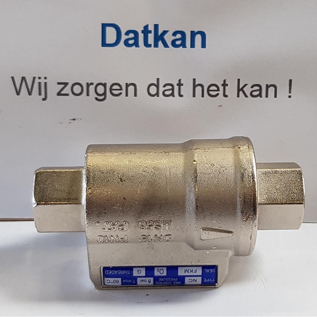 OMAL VIP Pneumatical Coaxial Valve DN20 3/4"