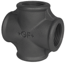 Kruisstuk 3/8" BSPP(F) Gietijzer Zwart - merk: GF