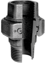 3-delige koppeling  1-1/2" BSPT M/BSPP F Gietijzer Zwart - merk: GF