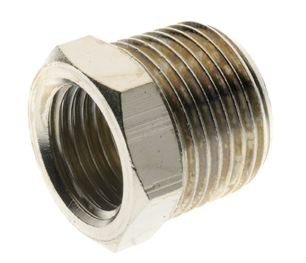 Verloopring 1"BSPT(M)x1/2"BSPP(F) ME/NI 