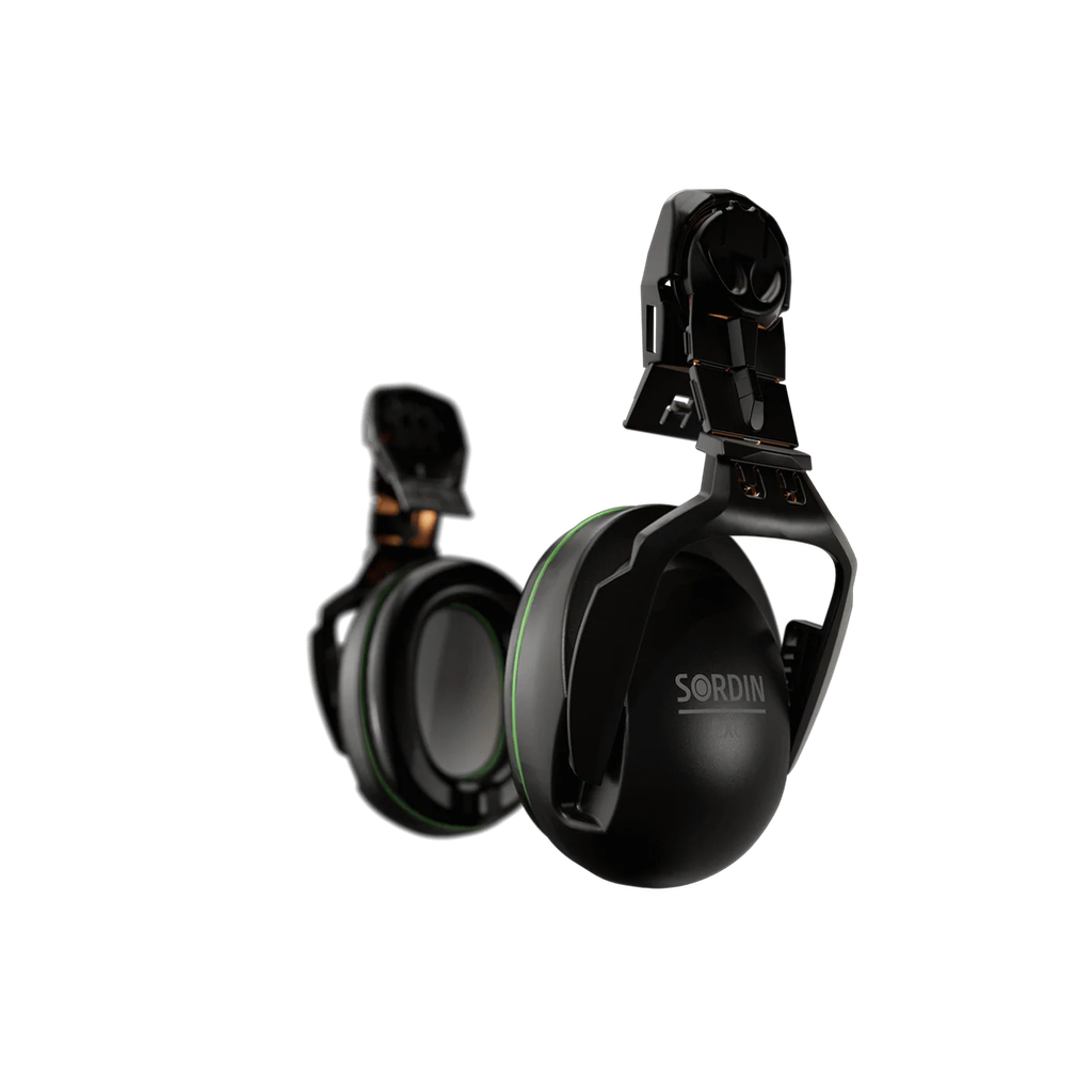 Passive hearing protector with medium- to high-level attenuation