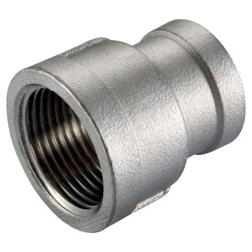 Verloop Sok 2"x3/4"BSPP(F/F) SS316