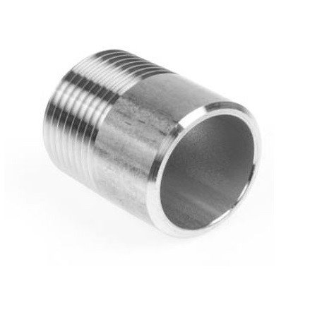 Lasnippel 1/4"BSPT(M) x 30mm SS316