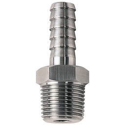 [RF6-Slangtule-0.1/2] Slangtule 1/2&quot;BSPT(M) x 12,7mm SS316