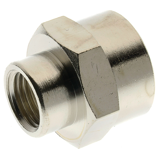 (MFN-240-0.1/2X0.1/4) Verloopsok 1/2"BSPP(F)x1/4"BSPP(F) ME/NI