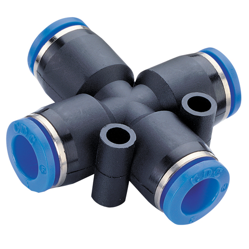 (33321000N) CDC Push-in kruis Push-in koppeling 10mm