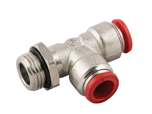 (PUSH-PRTM-06M-02G) Run Male Tee Coupling 6mm x 1/8" BSPP