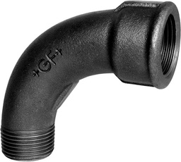 [SFZG-001-0.1/8] Long Bend 90° 1/8'' BSPT(M)xBSPP(F) Cast Iron Black - brand: GF