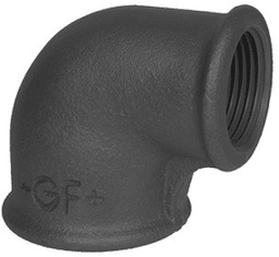 [SFZG-090-0.1/4] Elbow 90° 1/4'' BSPP(F) Cast Iron Black - brand: GF