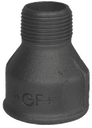 (SFZG-246-0.1/4x0.1/8) Reducing Socket 0.1/4''x0.1/8'' BSPP(F)xBSPT(M) Cast Iron Black - brand: GF