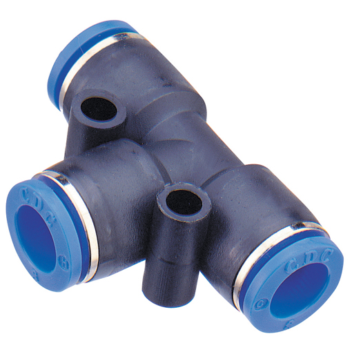 (33031208N) erloop Tee 12mm x 8mm kunststof