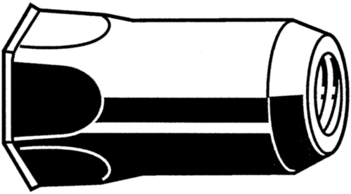 (BMBKMRVZM08X017) Blind rivet nut open, reduced countersunk head, hexagon shank M8 x 0,5-3,0mm Grip range - ELVZ 100's