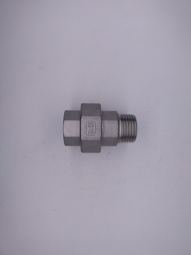 (RF6-341-0.1/2) 3-delige koppeling 0.1/2" BSP(M/F) St 316