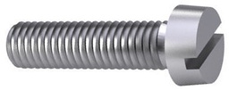 [BMCSMEM05X010] Cilinderschroef met zaagsleuf DIN84 M5x10mm Messing 100's