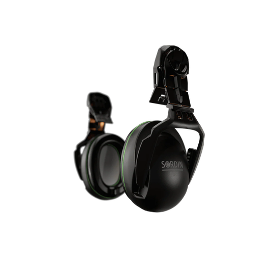 (Sordin-EXC-Helmet) Passive hearing protector with medium- to high-level attenuation