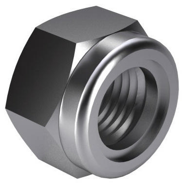 (BMBMRA4M06) Zeskant Borgmoer DIN985 M6 A4 100's