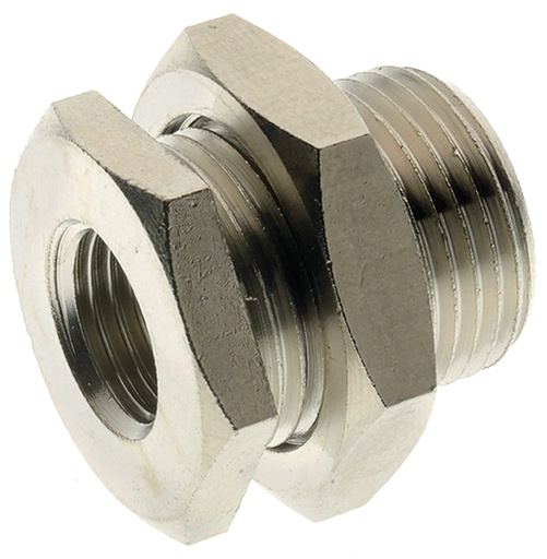 (MFN-BU-0.1/4XM20) Schotnippel M20x1,5 x 1/4"BSPP(M) ME/NI