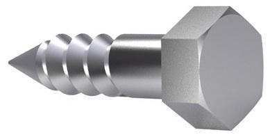 (BMHDBVZM08X050) Houtdraadbout DIN571 M8 x 50mm ELVZ 100's